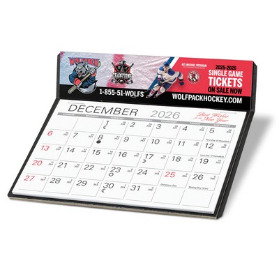 Pike 4-Color Desk Calendar