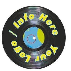33 RPM LP/Album Gift Shop Magnet w/ Full Magnet Back (3 Square Inch)