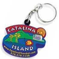 1.5" 3-D PVC Key Tag