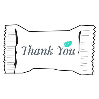 Chocolate Buttermints In A "Thank You" Wrapper