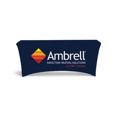 4' Standard Fitted Stretch Table Cover - Standard Fabric