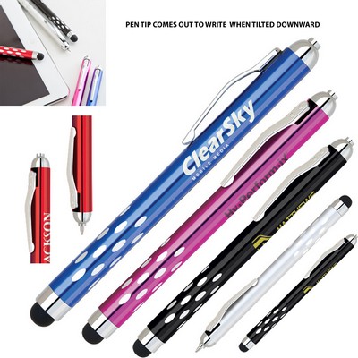 2" 1 Metal Gravity Stylus Ballpoint Pen