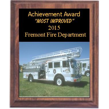 Cherry Finish 7" x 9" Plaque - With a 5" x 7" Dye Sublimated Plate