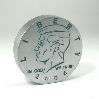 5" Coin Lucite® Embedment Award