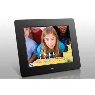 Aluratek 8" Digital Photo Frame w/ 512MB Built-In Memory (800 x 600 res)