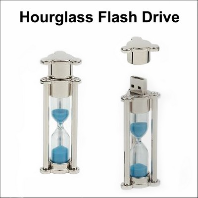 Hourglass Flash Drive - 128 MB Memory