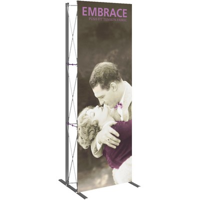 Embrace 2.5' Full Height Display With Front Graphic