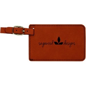 Rawhide Leatherette Luggage Tag (4.25" x 2.75")