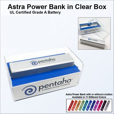 Astra Power Bank in Clear Box - 3000 mAh
