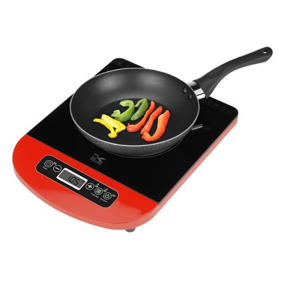 Red Induction Cooking Plate