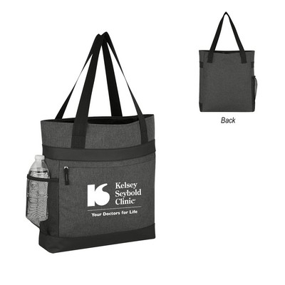 Hidden Zipper Outing Tote Bag