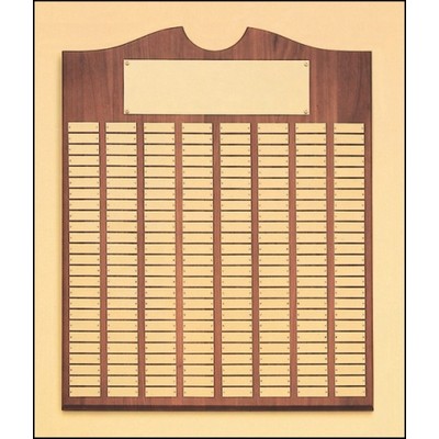 Solid American Walnut Perpetual Plaque (9"x12")