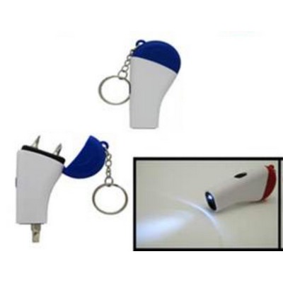 LED Screwdriver Key Chain