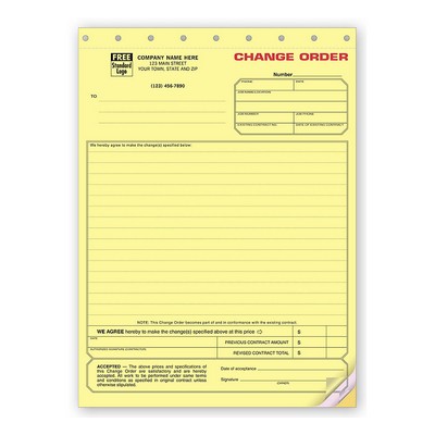Change Order Forms