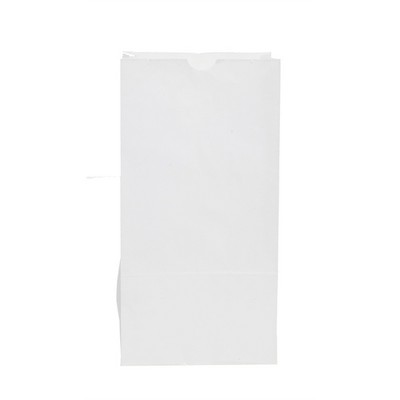 4# White Kraft Paper SOS/Popcorn Bag (5"x3.125"x9.625")