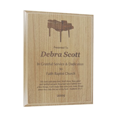 All American Red Alder Plaque (9"x12")