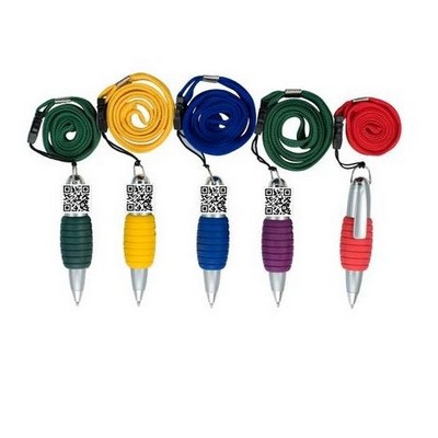 QR Coded Logo Lanyard Pens