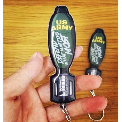 Custom Made Full Color Pvc Key Tag