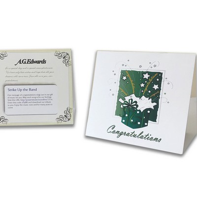 Congratulations Desk Topper Tent Card