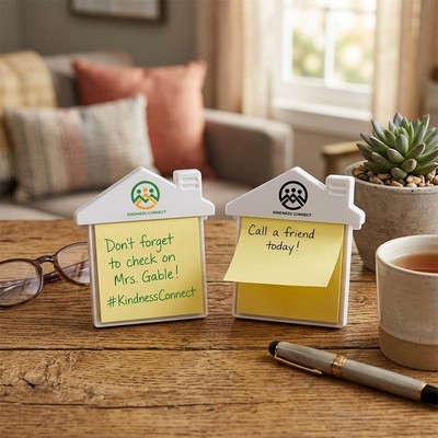 House Clip With Sticky Notes