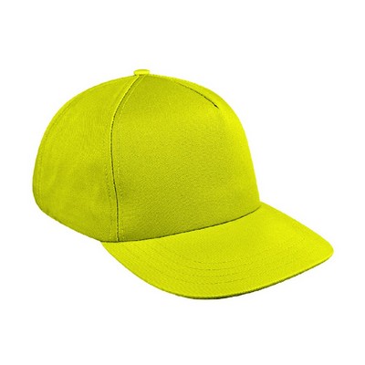 Solid Color Twill Hook & Loop Skate Hat