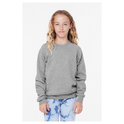 Bella+Canvas® Youth Sponge Fleece Raglan Sweatshirt