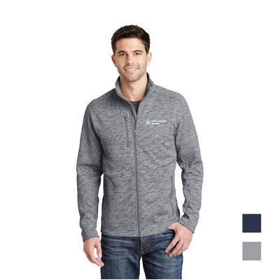 Port Authority® Digi Stripe Fleece Embroidered Jacket