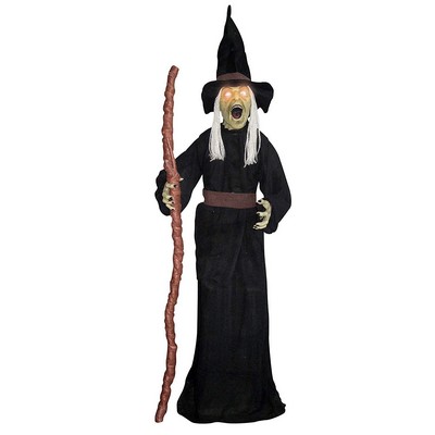 Witch with Staff Cardboard Cutout Stand Up| Standee Picture Poster Photo Print