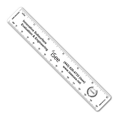 6" Flexible PVC Ruler with General Scales
