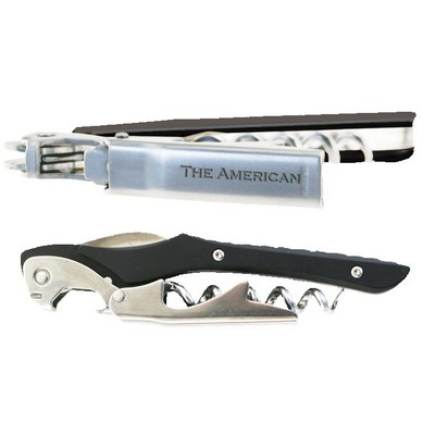 Castello™ Italian Corkscrew w/Black Aluminum Handle