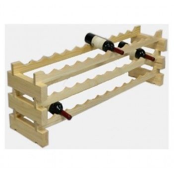 Modularack® Natural Beige 36 Bottle Minimalist Wine Rack