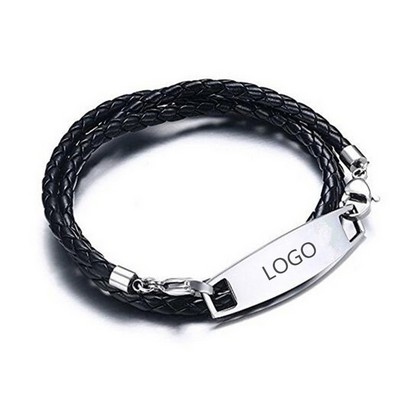 Braided Leather Bracelet