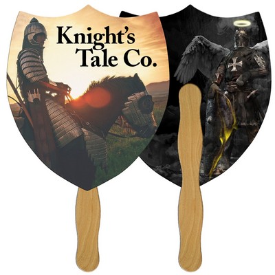 Shield Fast Hand Fan (2 Sides) 1 Day