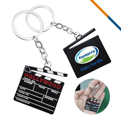 Director Clapboard Keychain
