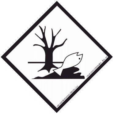 IATA Marine Pollutant, Paper Labels - 4" x 4"