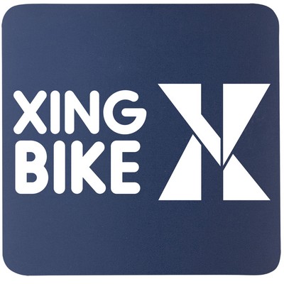 3¾" Navy Blue Square Silicone Coaster