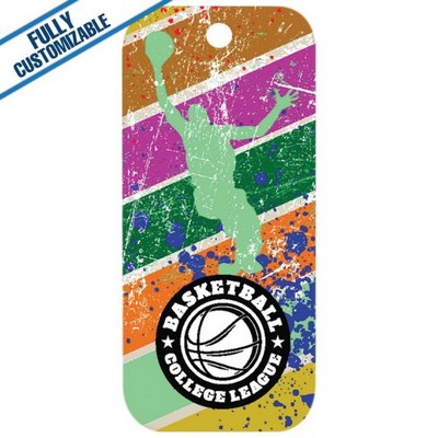 1.125X2.50" - Rectangle - Aluminum Id-Dog Tag