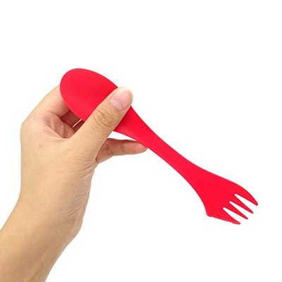 3" 1 Multi-functional Plastic Knife Fork Spoon