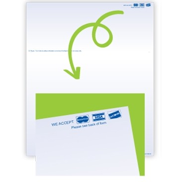 Burgundy Medical Laser Billing Statement Forms (MC/VISA)