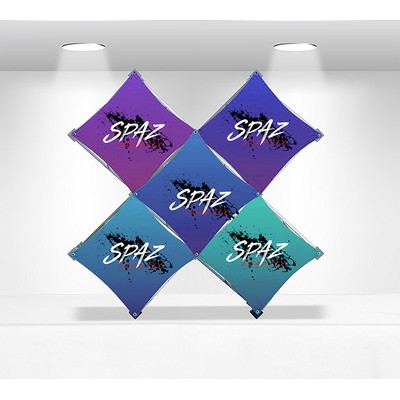 6 Quad Pyramid Table-Top Grid Banner