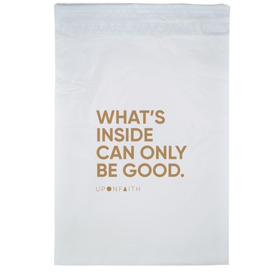 White Poly Mailer - 100% Recycled Content (14.5" x 19")