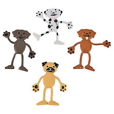 Vinyl Dog Bendable Toy