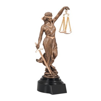 Lady Justice 10 1/2"H