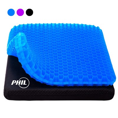 Deck Square Gel Cushion Honeycomb Grid Ice Mat