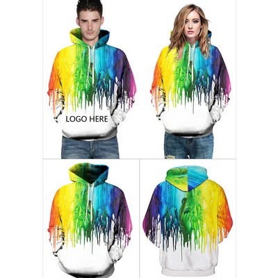 Full Color Front Pocket Hoodies