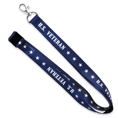 U. S. Veteran Lanyard - Blue or Green