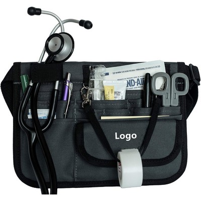 Nurse Fanny Pack Organizer with Stethoscope Holder Waist Pack for Nurse
