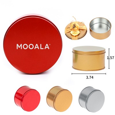 Round Cookie Tin