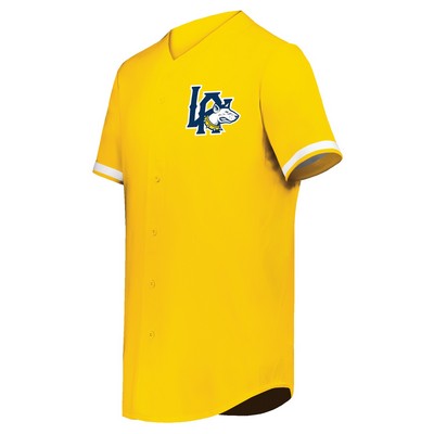 Augusta Sportswear Youth Cutter+ Full Button Baseball Jersey