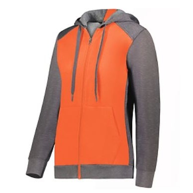 Augusta® Eco-Revive™ Women's 3-Season Fleece Full Zip Hoodie
